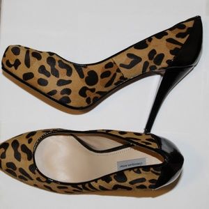 Cheetah Print heels Sz 9.5